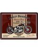 Nostalgic-Art Licensed Product Metal Card Harley Panhead 10 cm L x 14cm W