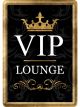 Nostalgic-Art Licensed Product Metal Card VIP Lounge 10 cm L x 14cm W