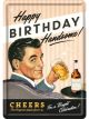 Nostalgic-Art Licensed Metal Card Say it 50's Happy Birthday Man 10 x14cm W