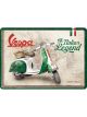 Nostalgic-Art Licensed Product Metal Card Vespa The Italian Legend 10 x14cm W