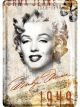 Nostalgic-Art Licensed Product Metal Card Marilyn-montage 10 cm L x 14cm W
