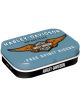 Nostalgic-Art Licensed Product Metal Mint Box Harley-Davidson Logo Blue 4x6x2cm