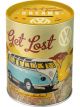 Nostalgic-Art Licensed Money Box VW Bulli Let's Get Lost Yellow 10x12cm 1L