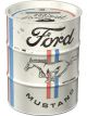 Nostalgic-Art Licensed Money Box Oil Barrel Ford Mustang White 600ml