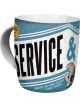 Nostalgic-Art Licensed Product Retro Look Mug Service & Repair Blue 330ml