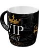 Nostalgic-Art Licensed Product Retro Look Mug VIP Only Black 330ml
