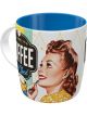 Nostalgic-Art Licensed Product Retro Look Mug Coffee O'Clock White 330ml