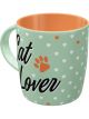 Nostalgic-Art Licensed Product Retro Look Mug Cat Lover Green 330ml
