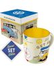 Nostalgic-Art Licensed Mug and Gift Box Combo Kombi Lets Get Away Yellow 330ml