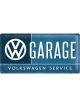 Nostalgic-Art Licensed Product Long Sign VW Garage Blue 1cm L x 25cm W x 50cm H