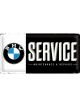 Nostalgic-Art Licensed Product Long Sign BMW Service Black 1x25cm W x 50cm H