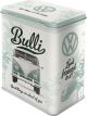 Nostalgic-Art Licensed Tin Box Large VW Good things are ahead White 14x20cm 3L