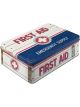 Nostalgic-Art Licensed Product Flat Tin First Aid II White Food Safe 16x7cm 2.5L