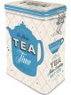 Nostalgic-Art Licensed Product Clip Top Tin Tea White 7.5x11x17.5cm 1.3L