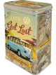 Nostalgic-Art Licensed Clip Top Tin VW Let's Get Lost Yellow 7.5x11x17.5cm 1.3L