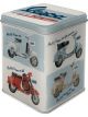 Nostalgic-Art Licensed Tea Tin Vespa Model Chart Light Blue 7.5x9.5cm 100g