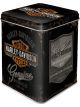 Nostalgic-Art Licensed Tea Tin Harley-Davidson Genuine Black 7.5x9.5cm 100g