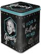 Nostalgic-Art Licensed Product Tea Tin Einstein Genius Tea Black 7.5x9.5cm 100g