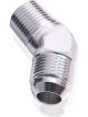 Aeroflow 45 Degree NPT to Male Flare Adapter 3/8
