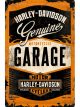 Nostalgic-Art Licensed Product XL Metal Sign Harley Garage 40x60cm L Black
