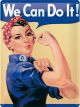 Nostalgic-Art Licensed Product Large Metal Sign We Can Do It 30cm W x 40cm L