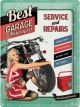 Nostalgic-Art Licensed Product Large Metal Sign Best Garage, services 30x40cm L