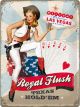 Nostalgic-Art Licensed Product Large Metal Sign Royal Flush 30cm W x 40cm L
