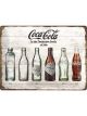 Nostalgic-Art Licensed Large Metal Sign Coca-Cola Bottle Timeline 30cmx40cm