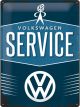 Nostalgic-Art Licensed Product Large Metal Sign VW Service 30cm W x 40cm L