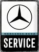 Nostalgic-Art Licensed Product Large Metal Sign Mercedes-Benz Service 30x40cm L