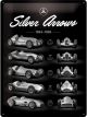 Nostalgic-Art Licensed Large Metal Sign Mercedes-Benz Silver Arrows Chart 30x40