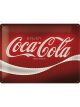 Nostalgic-Art Licensed Large Metal Sign Coca-Cola Logo Red Lights 30cmx40cm