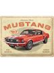 Nostalgic-Art Licensed Large Metal Sign Ford Mustang Red 1967 GT 30cmx40cm