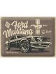 Nostalgic-Art Licensed Large Metal Sign Ford Mustang Meet The Boss 30cmx40cm