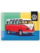 Nostalgic-Art Licensed Product Large Metal Sign VW Bulli Pop Art 30x40cm L