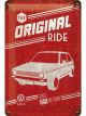Nostalgic-Art Licensed Product Medium Metal Sign Original Ride Golf 20x30cm Red