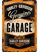 Nostalgic-Art Licensed Product Medium Metal Sign Harley Garage 20x30cm L Orange