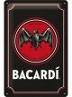 Nostalgic-Art Licensed Medium Metal Sign Bacardi Logo Black 20cmx30cm Black