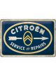 Nostalgic-Art Licensed Medium Metal Sign Citron Service & Repairs 20x30cm Blue