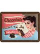 Nostalgic-Art Licensed Product Small Metal Sign Chocolate 15cm W x 20cm L