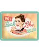 Nostalgic-Art Licensed Product Small Metal Sign Do I look like I care? 15x20cm