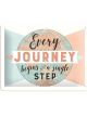Nostalgic-Art Licensed Product Small Metal Sign Every Journey begins 15x20cm L