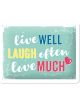 Nostalgic-Art Licensed Product Small Metal Sign Live, Laugh, Love 15x20cm L
