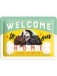 Nostalgic-Art Licensed Product Small Metal Sign Welcome Puppies 15cm W x 20cm L