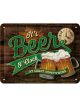 Nostalgic-Art Licensed Product Small Metal Sign Beer O'Clock Glasses 15x20cm L