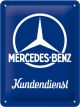 Nostalgic-Art Licensed Product Small Metal Sign Mercedes Kundendienst 15x20cm L