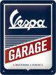 Nostalgic-Art Licensed Product Small Metal Sign Vespa Garage 15cm W x 20cm L