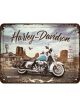 Nostalgic-Art Licensed Small Metal Sign Harley Route 66 Road King Classic 15x20