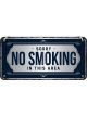 Nostalgic-Art Licensed Hanging Metal Sign Sorry, No Smoking 20cmx10cm Blue