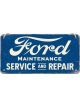 Nostalgic-Art Licensed Hanging Metal Sign Ford Service & Repair 20cmx10cm Blue